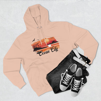 Vacation Sunset | Unisex Premium Pullover Hoodie | Ocean city Maryland