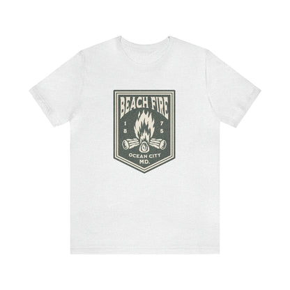 Beach Fire Unisex Cotton T-Shirt