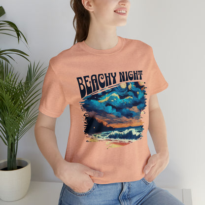 Beachy Night Unisex T-Shirt