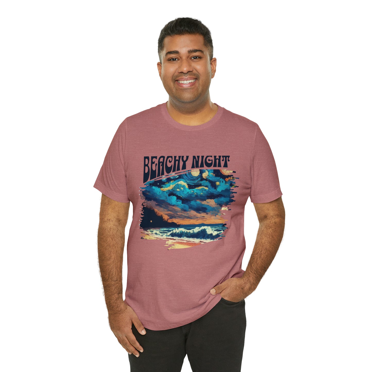 Beachy Night Unisex T-Shirt