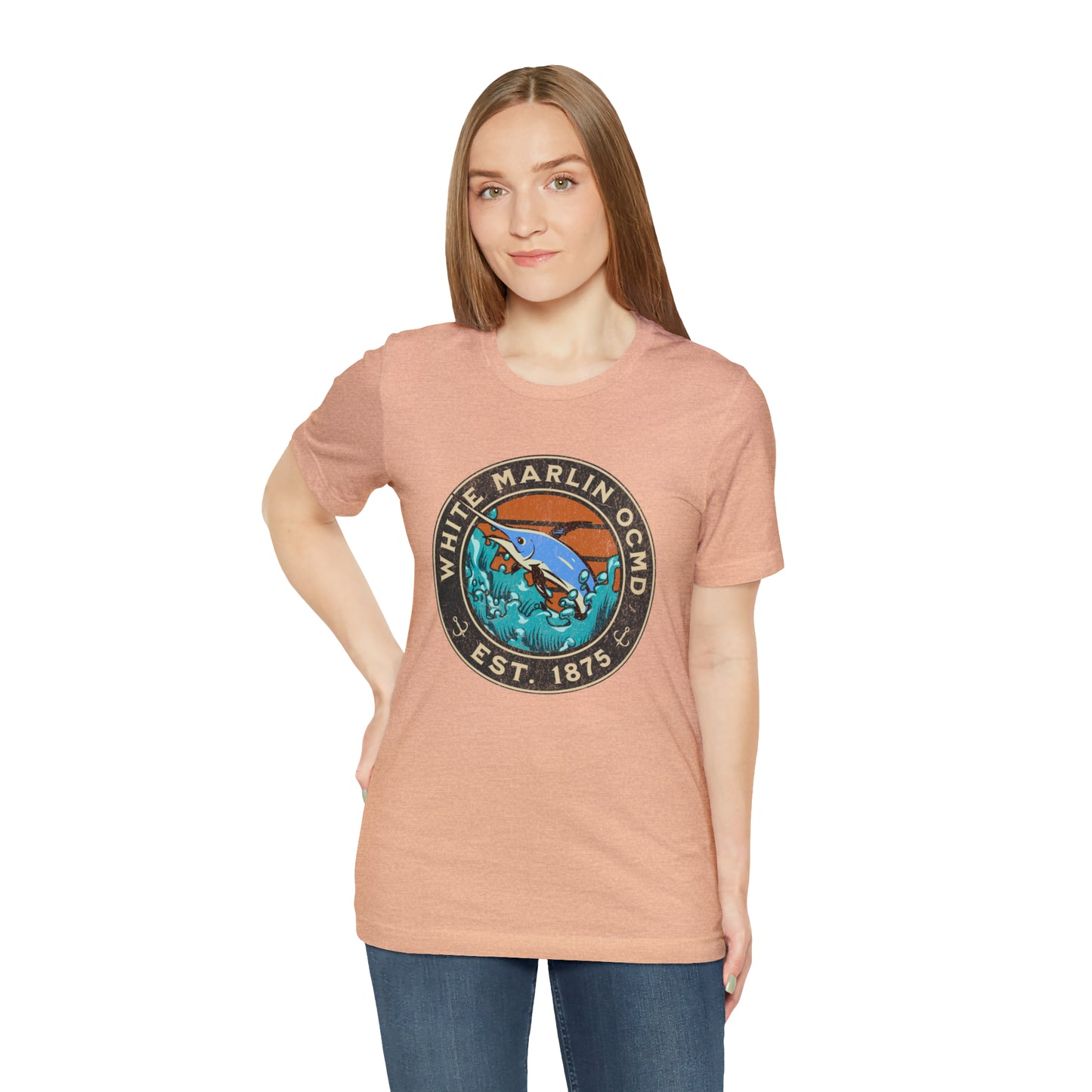 White Marlin Unisex T-Shirt