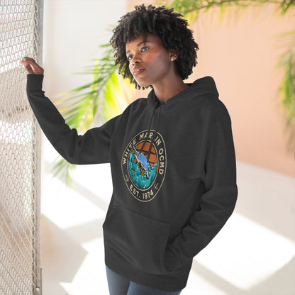 White Marlin Unisex Premium Pullover Hoodie