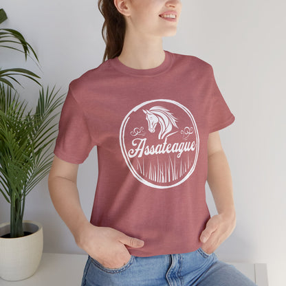 Assateague White Horse T-Shirt | Unisex