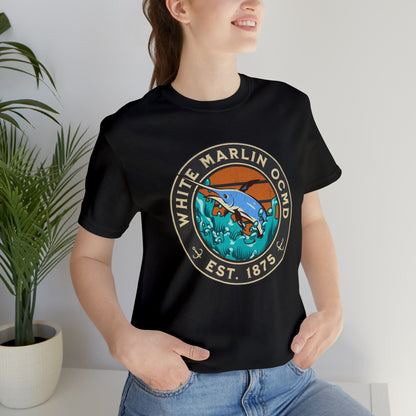 White Marlin Unisex T-Shirt