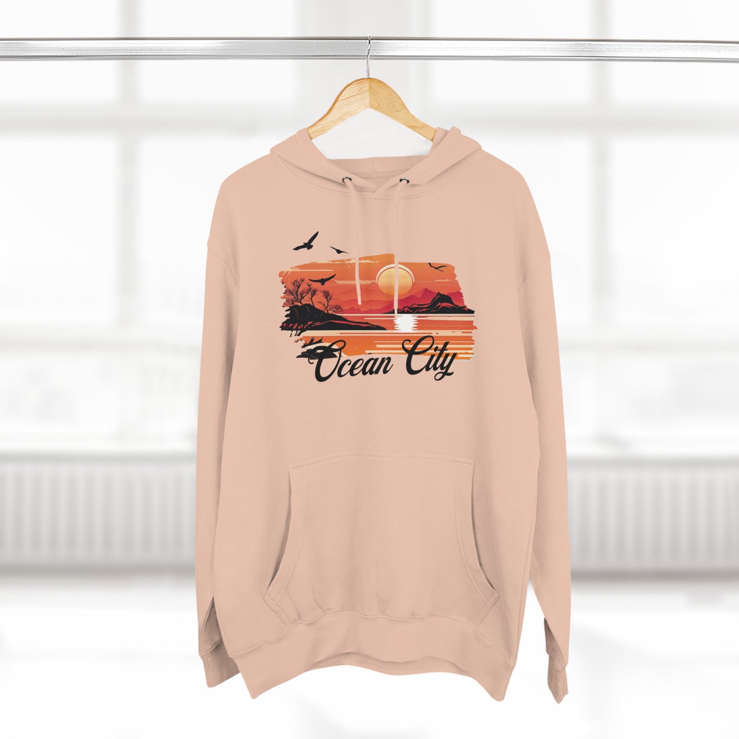 Vacation Sunset | Unisex Premium Pullover Hoodie | Ocean city Maryland