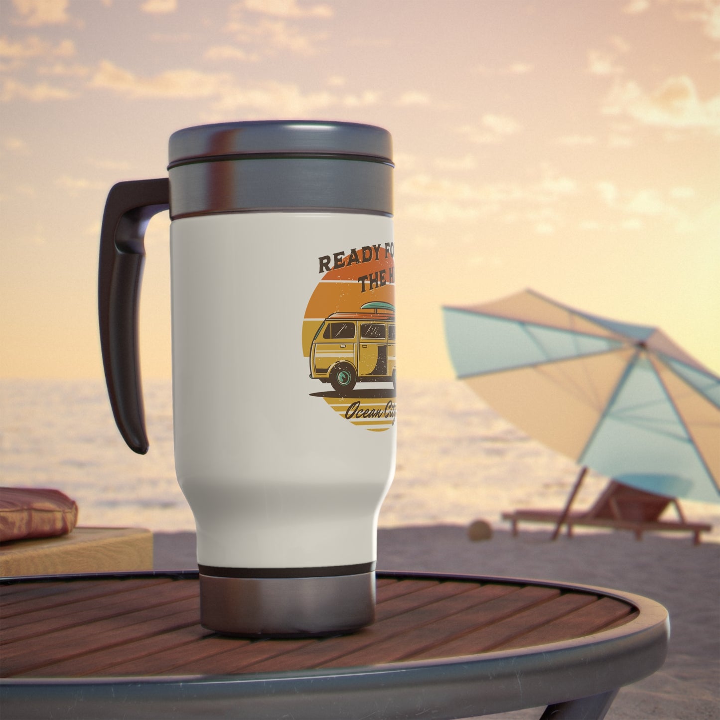 Ready For The Heat Stainless Steel Travel Mug 14oz