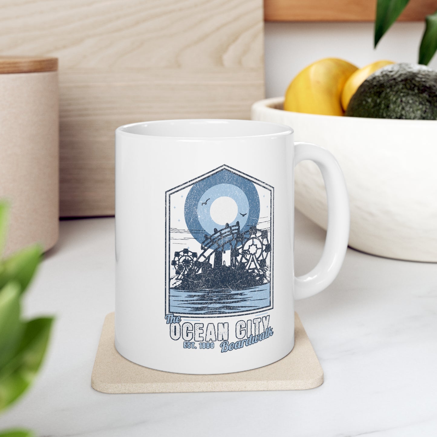 The Boardwalk Ceramic Mug