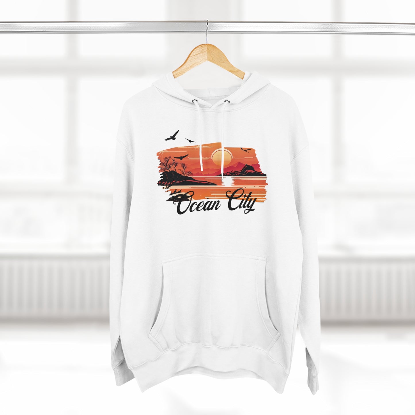 Vacation Sunset | Unisex Premium Pullover Hoodie | Ocean city Maryland