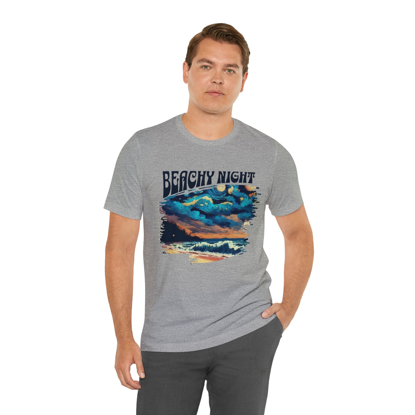 Beachy Night Unisex T-Shirt