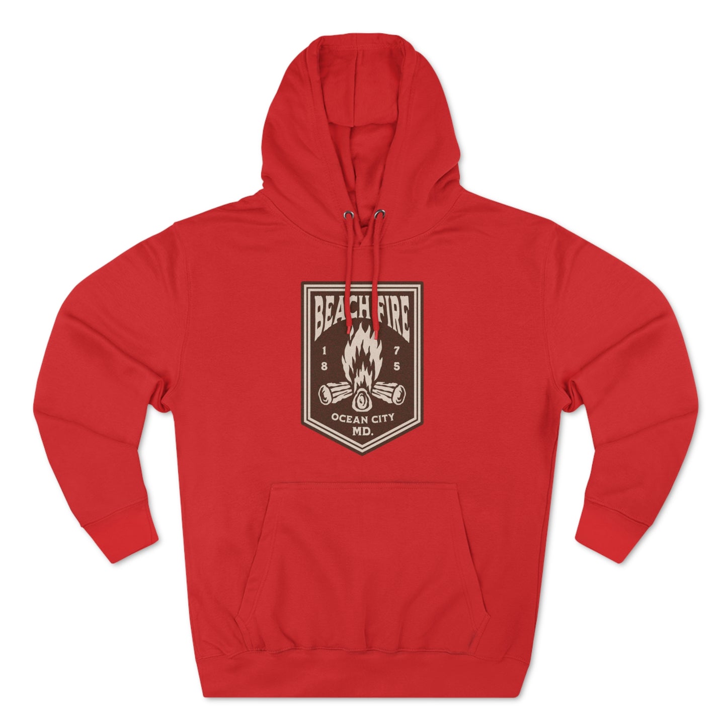 Beach Fire Unisex Premium Pullover Hoodie