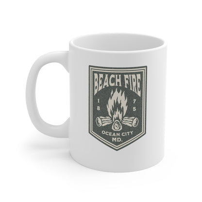 Beach Fire Ceramic Mug