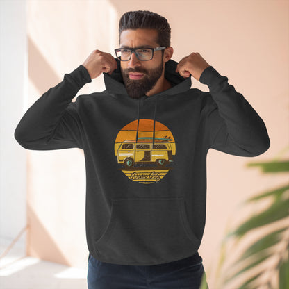 Surf CamperVan Unisex Premium Pullover Hoodie