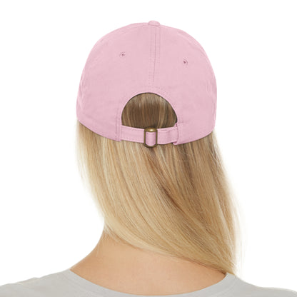 White Marlin Cap with Leather Patch