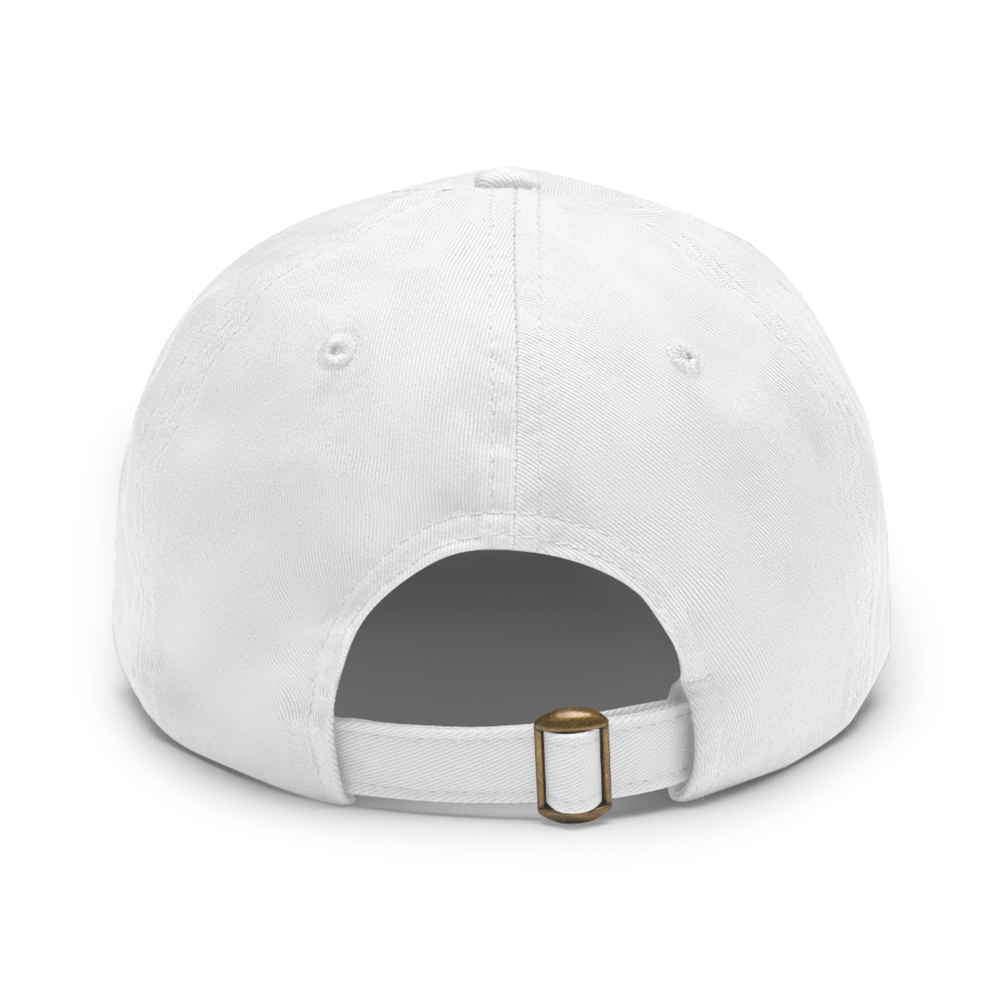 White Marlin Cap with Leather Patch