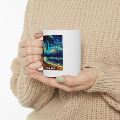 Beachy Night Ceramic Mug