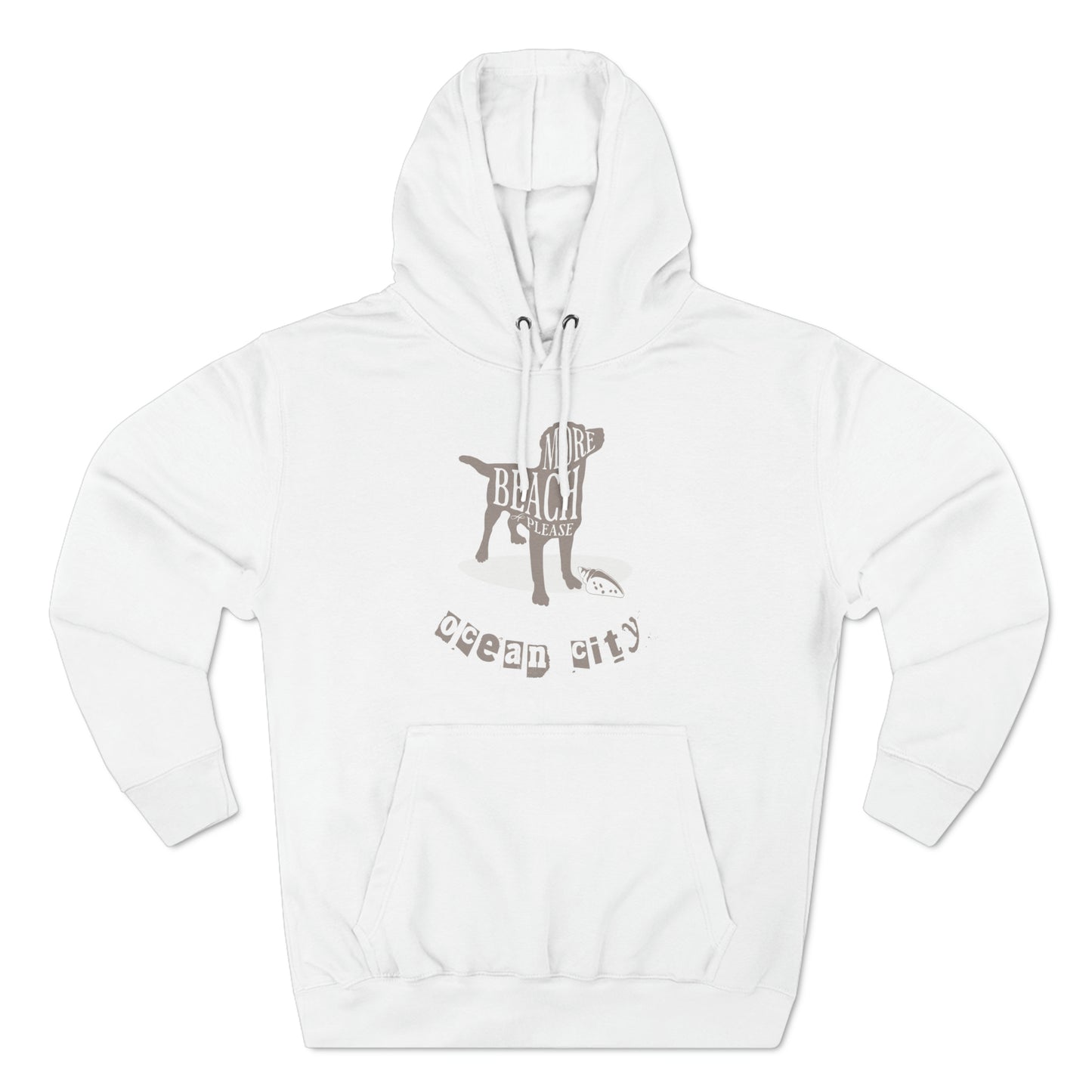 Beach Dog | Unisex Premium Pullover Hoodie | Ocean City