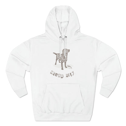 Beach Dog | Unisex Premium Pullover Hoodie | Ocean City