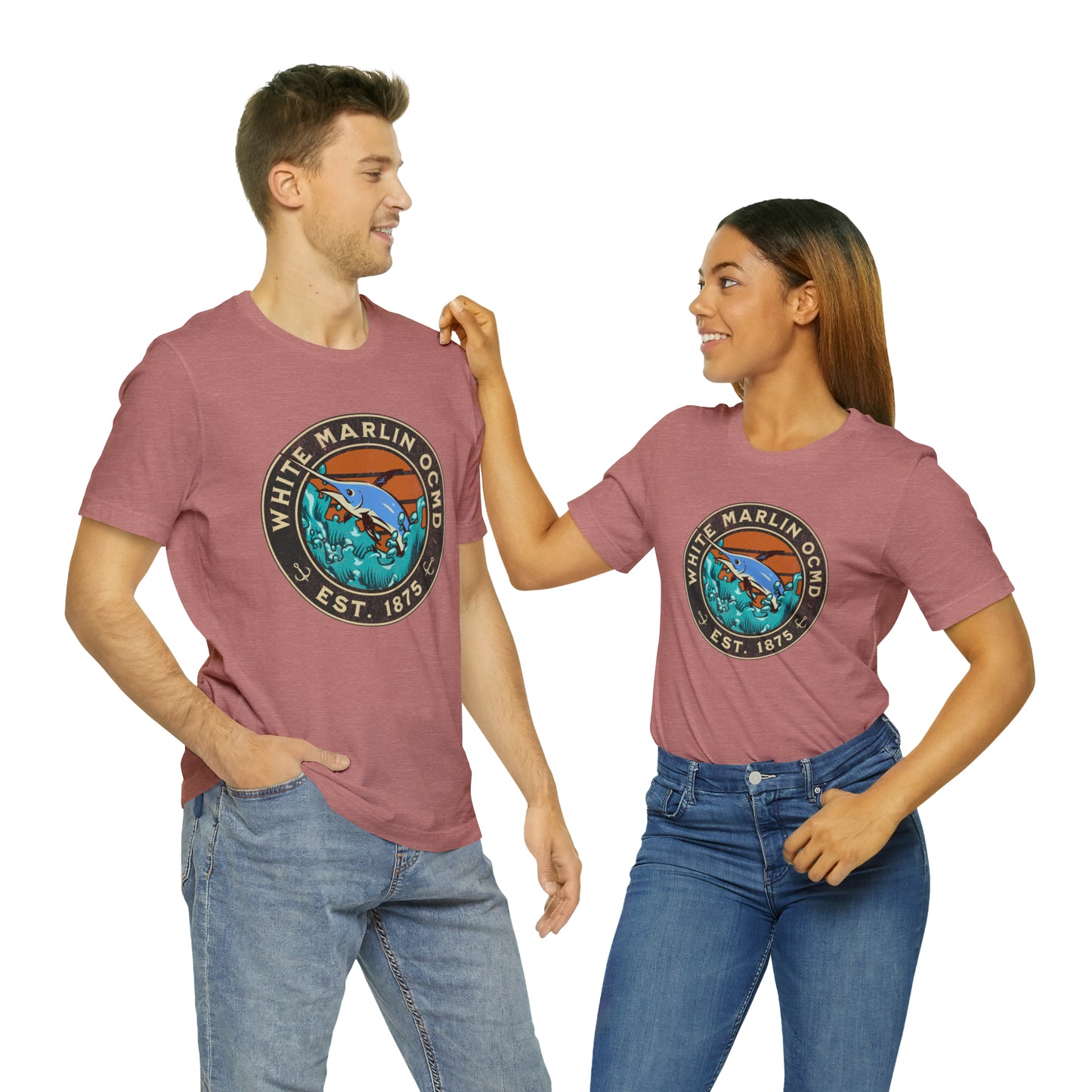 White Marlin Unisex T-Shirt