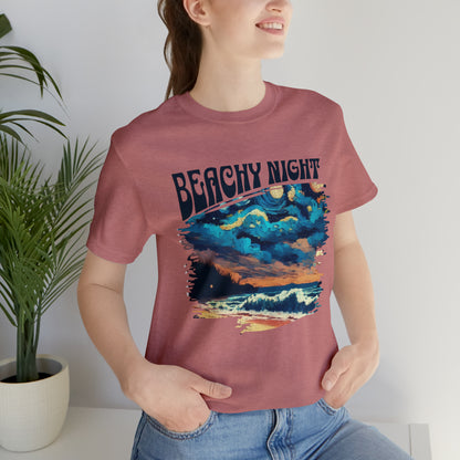 Beachy Night Unisex T-Shirt