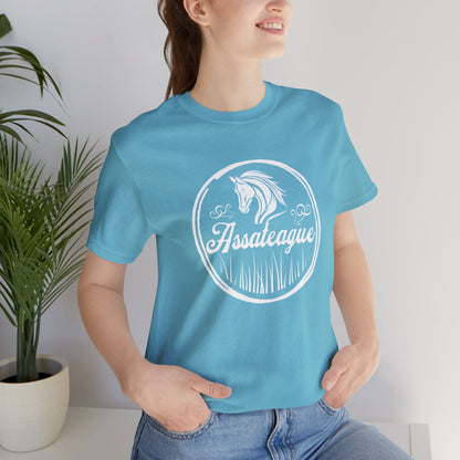 Assateague White Horse T-Shirt | Unisex