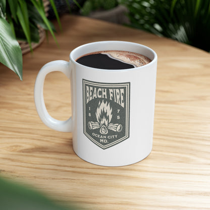 Beach Fire Ceramic Mug