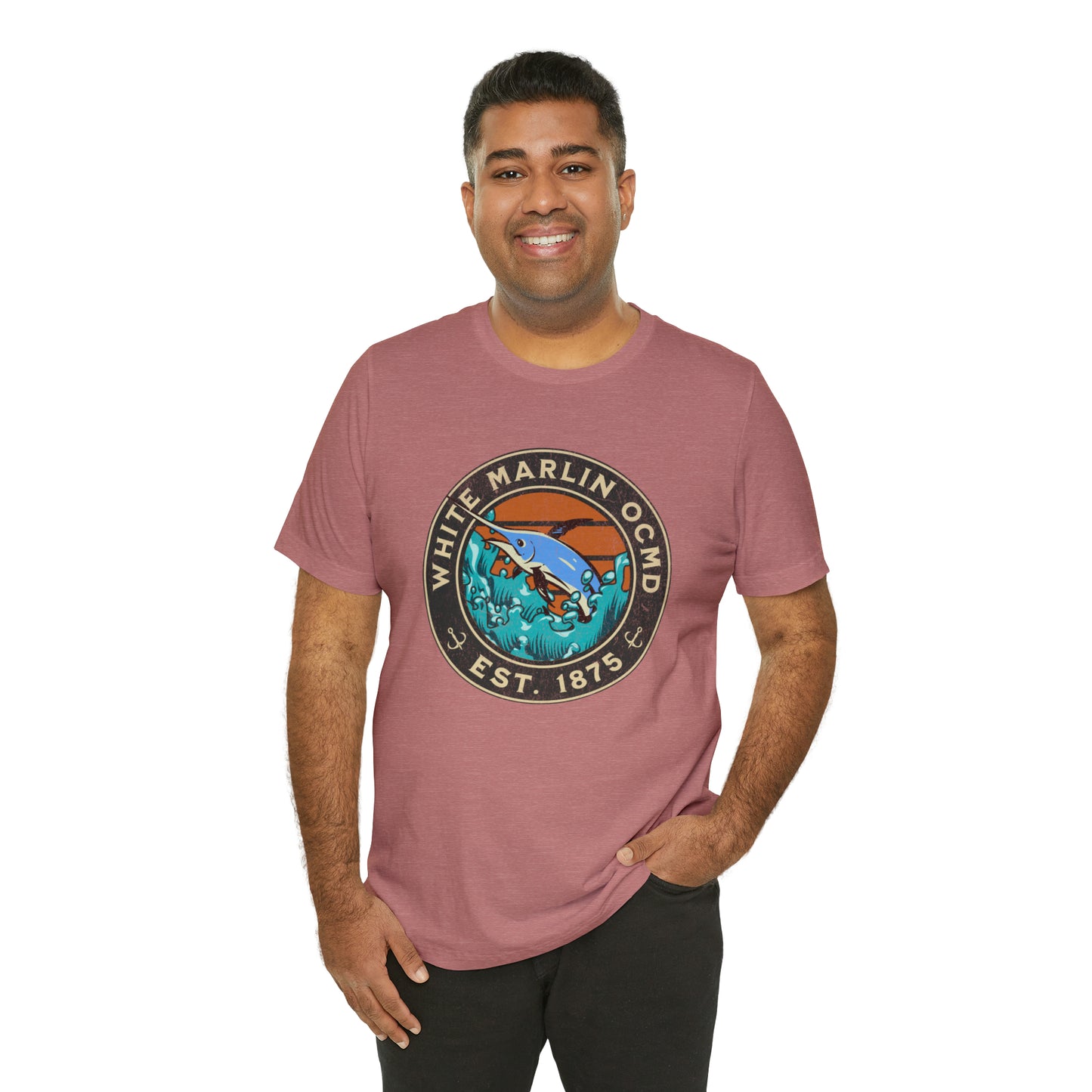 White Marlin Unisex T-Shirt