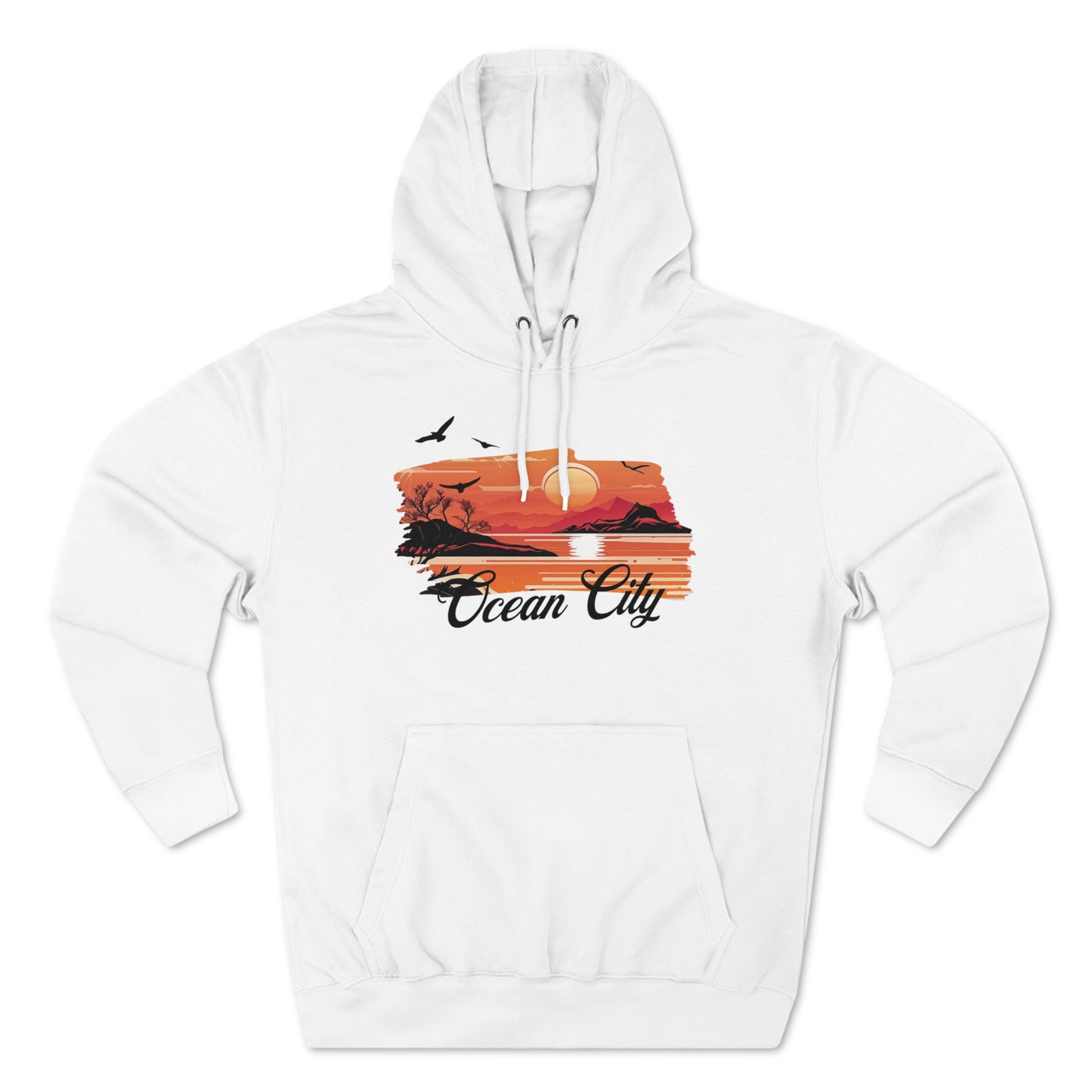 Vacation Sunset | Unisex Premium Pullover Hoodie | Ocean city Maryland