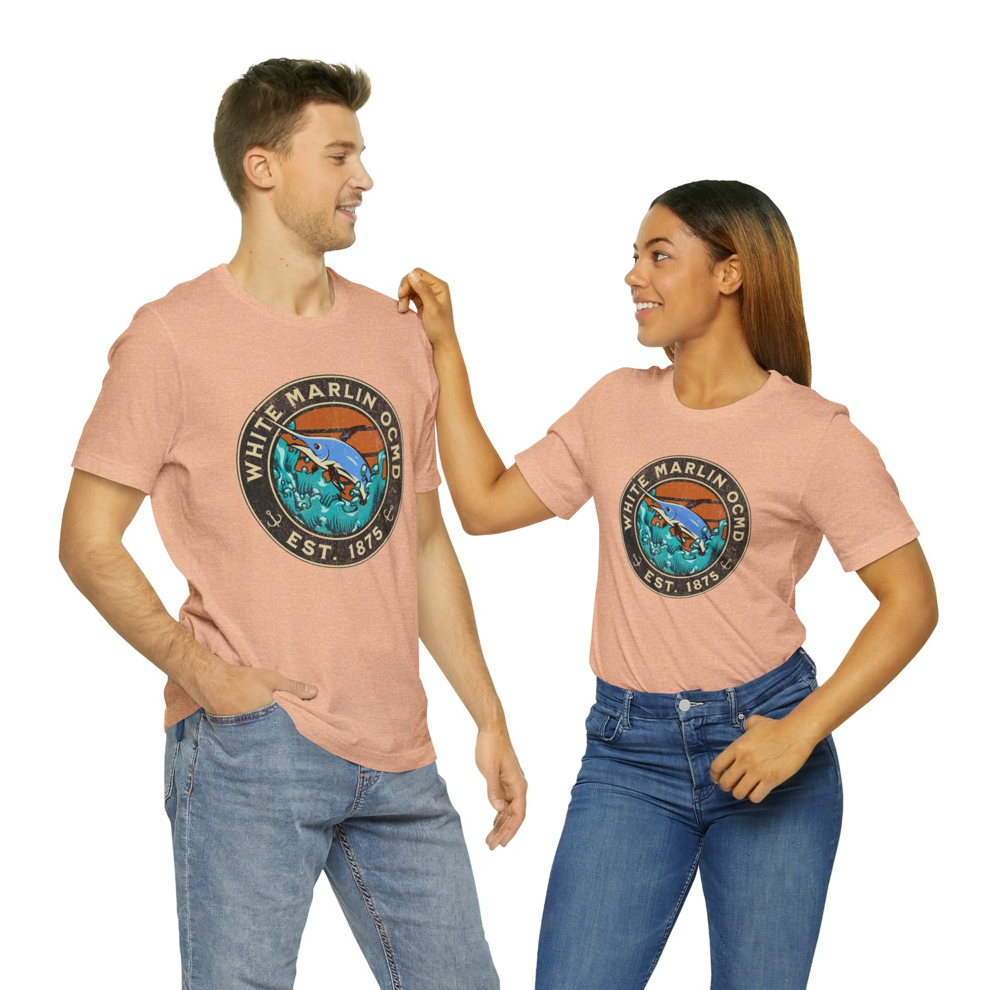 White Marlin Unisex T-Shirt