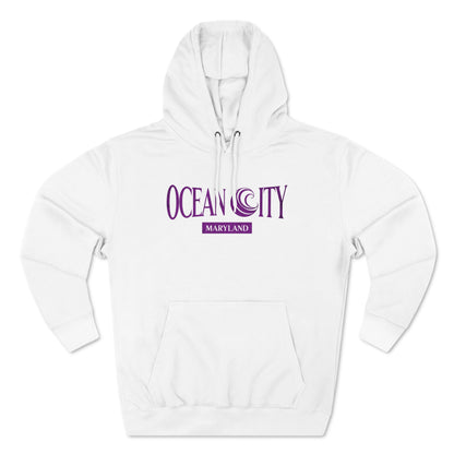 Ocean City Wave | Unisex Premium Pullover Hoodie | Ocean city Maryland