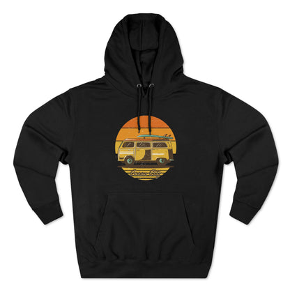 Surf CamperVan Unisex Premium Pullover Hoodie