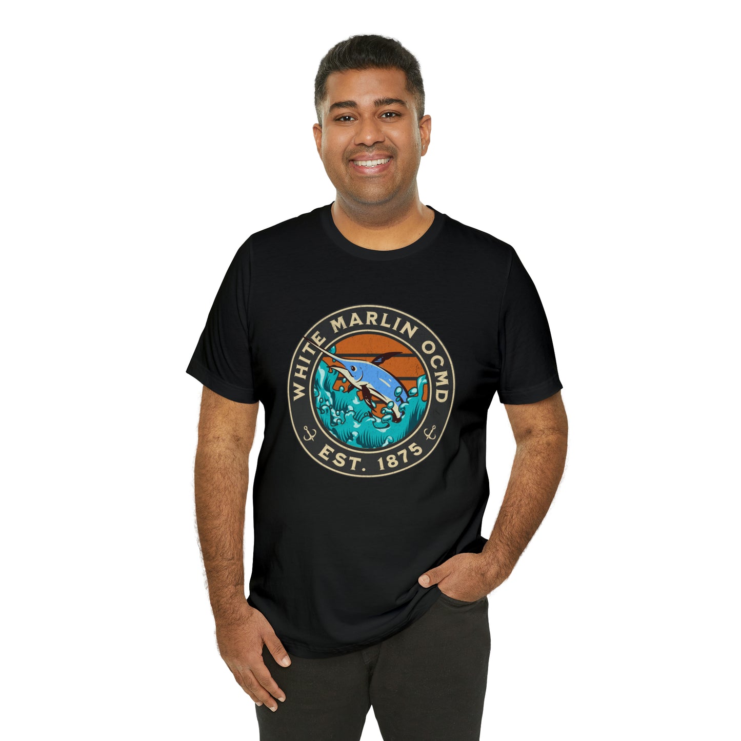 White Marlin Unisex T-Shirt