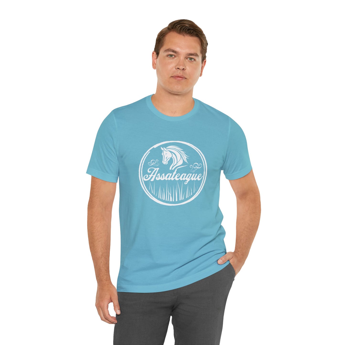 Assateague White Horse T-Shirt | Unisex