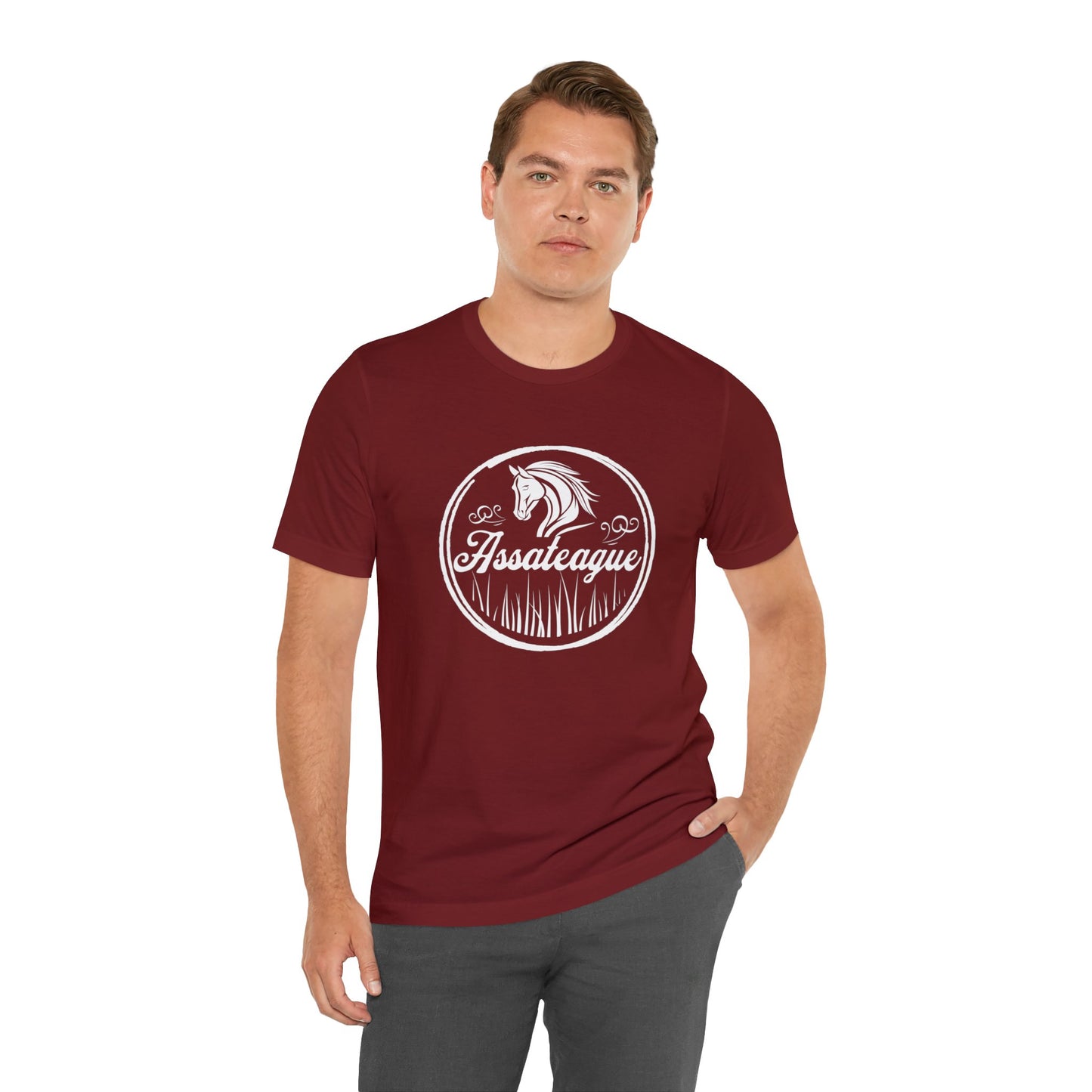 Assateague White Horse T-Shirt | Unisex