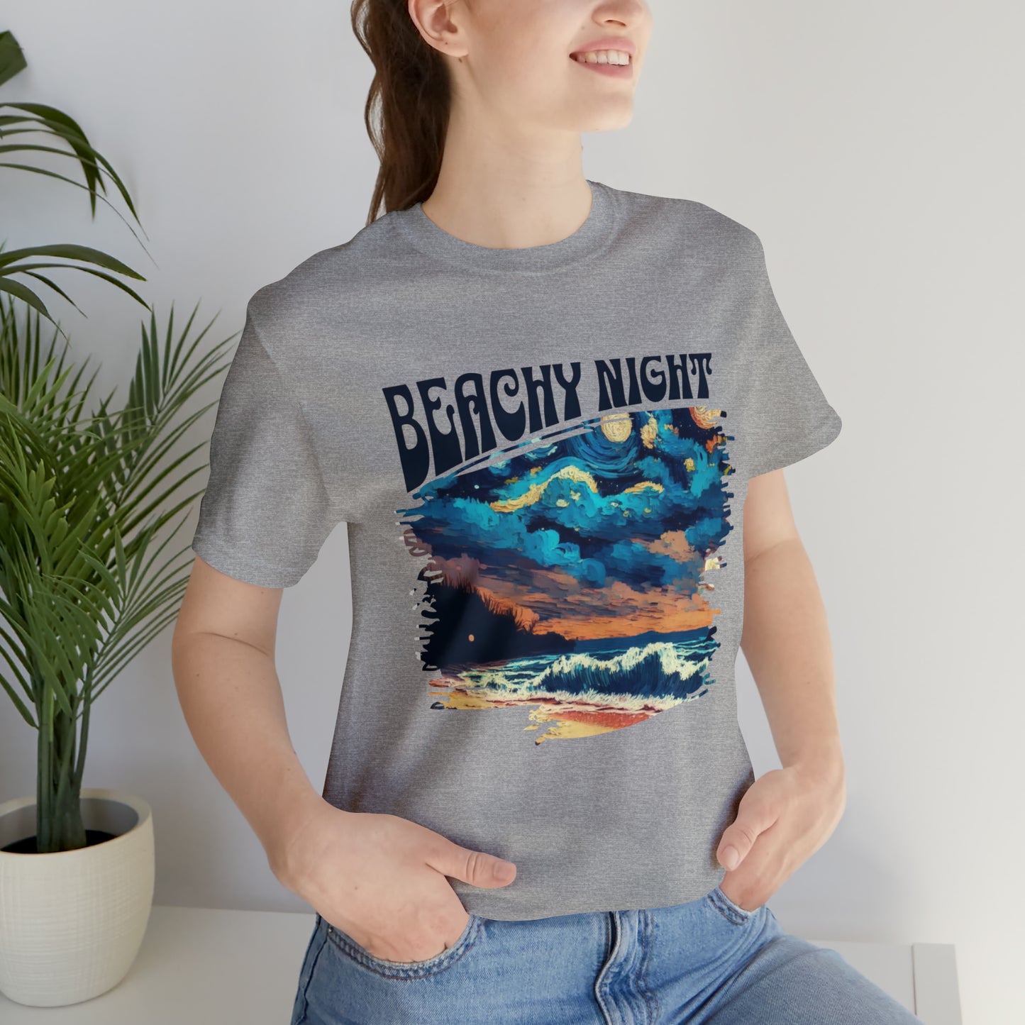 Beachy Night Unisex T-Shirt