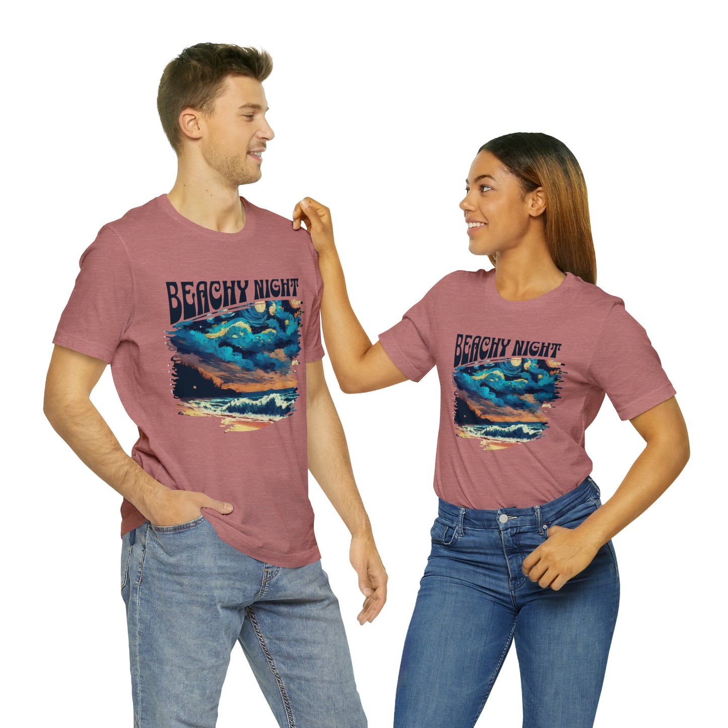 Beachy Night Unisex T-Shirt