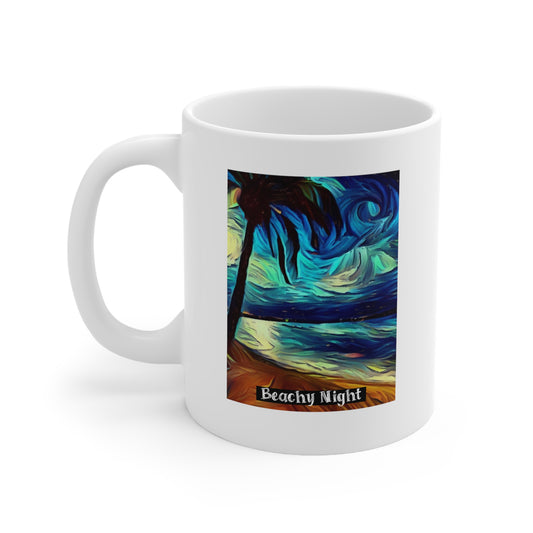 Beachy Night Ceramic Mug