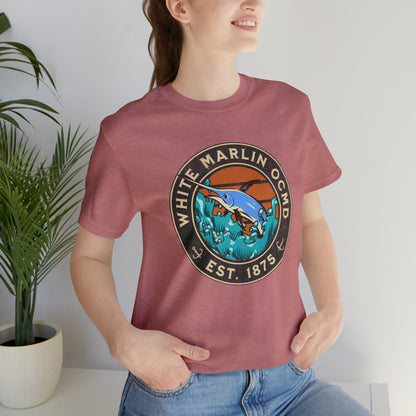 White Marlin Unisex T-Shirt