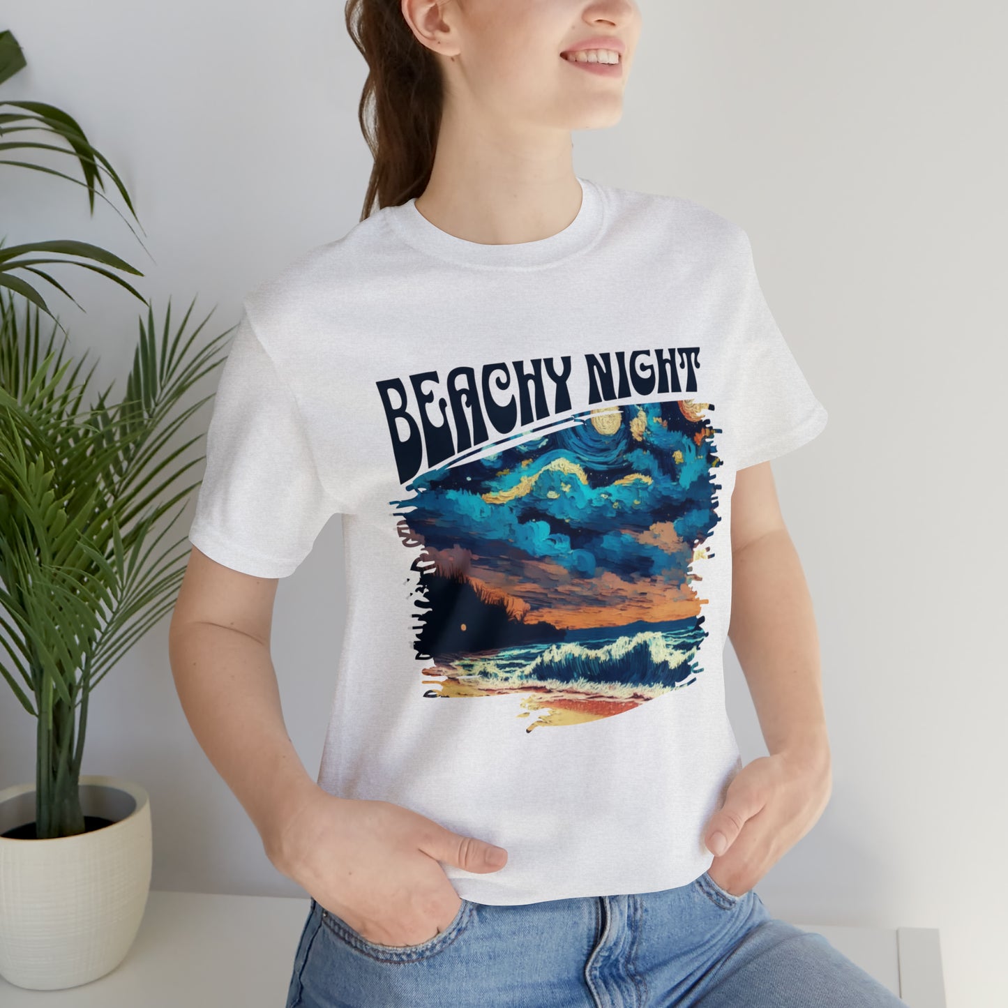 Beachy Night Unisex T-Shirt