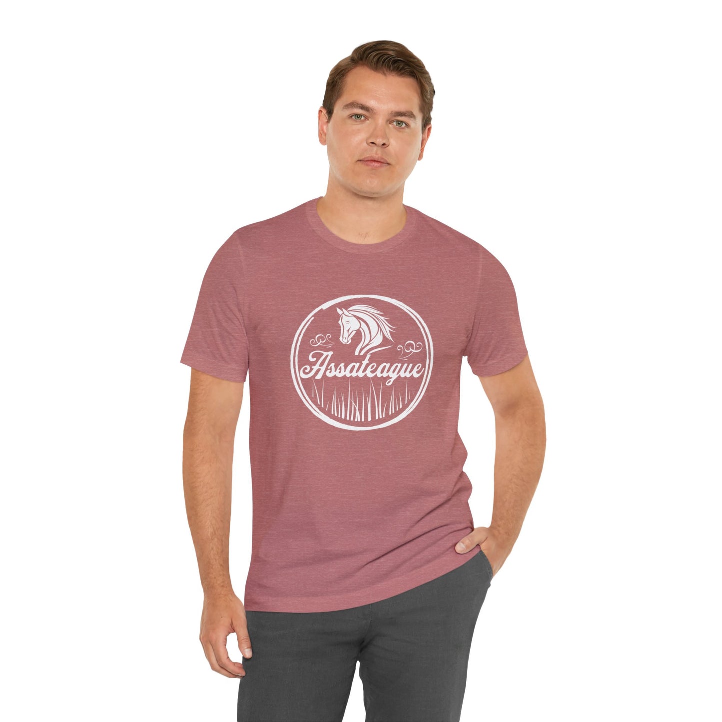 Assateague White Horse T-Shirt | Unisex