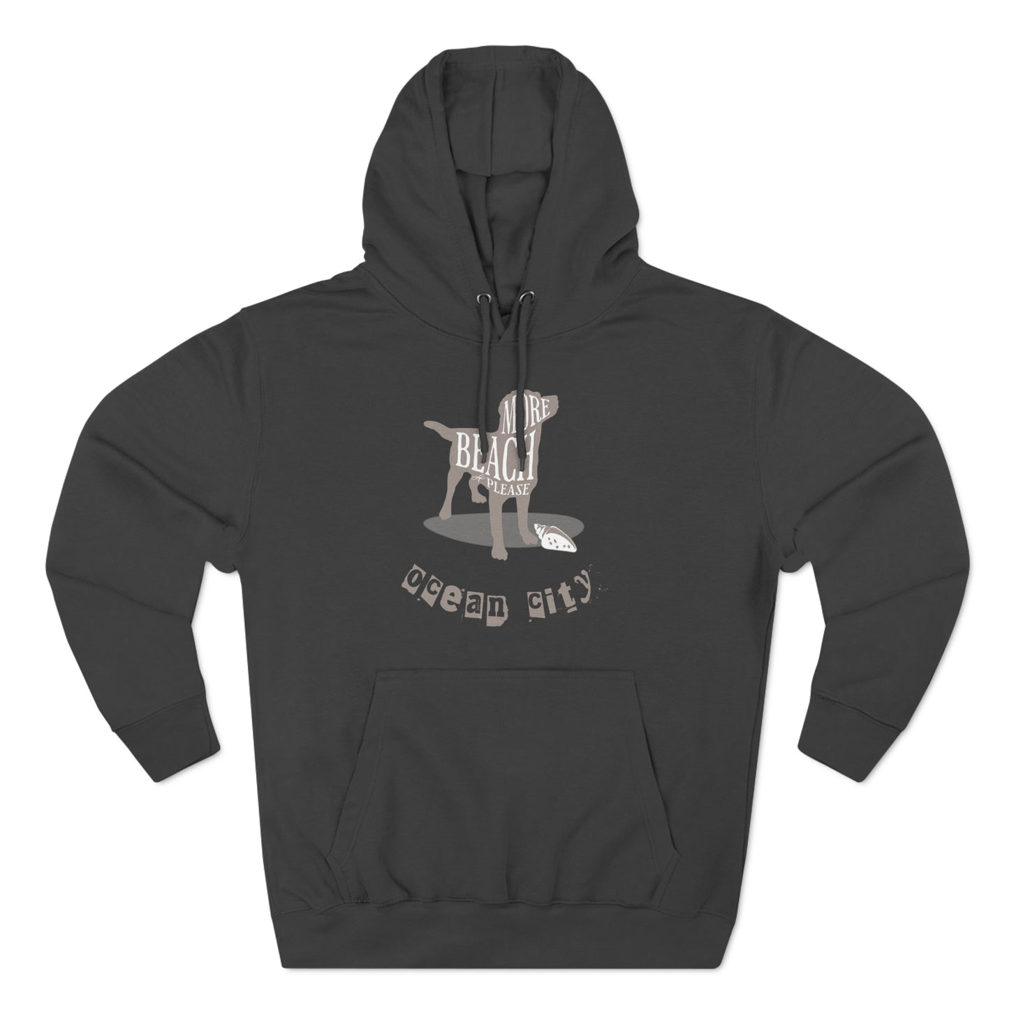 Beach Dog | Unisex Premium Pullover Hoodie | Ocean City