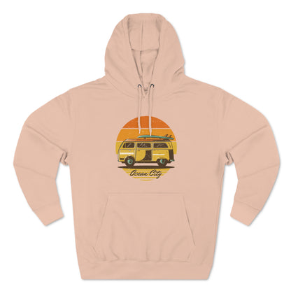 Surf CamperVan Unisex Premium Pullover Hoodie