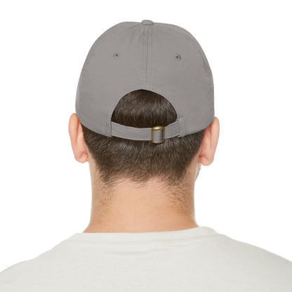 White Marlin Cap with Leather Patch