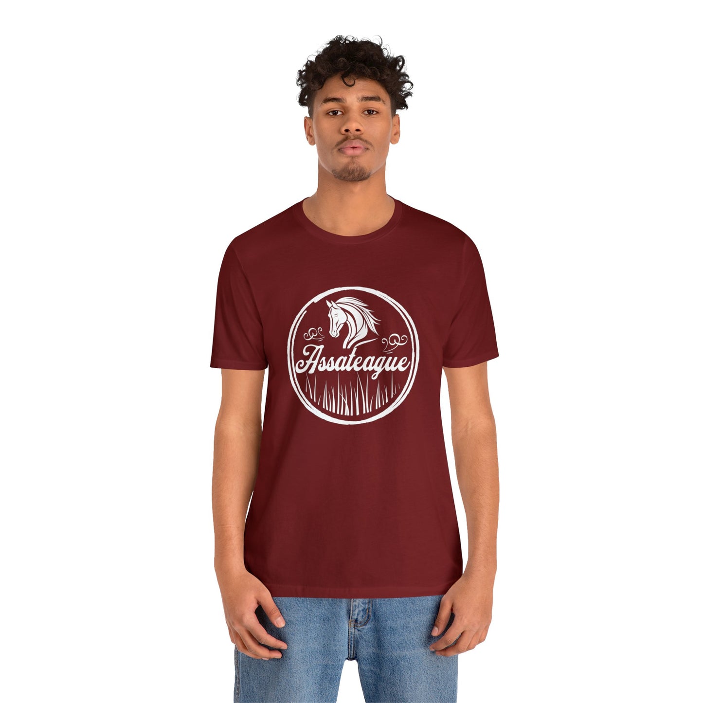 Assateague White Horse T-Shirt | Unisex