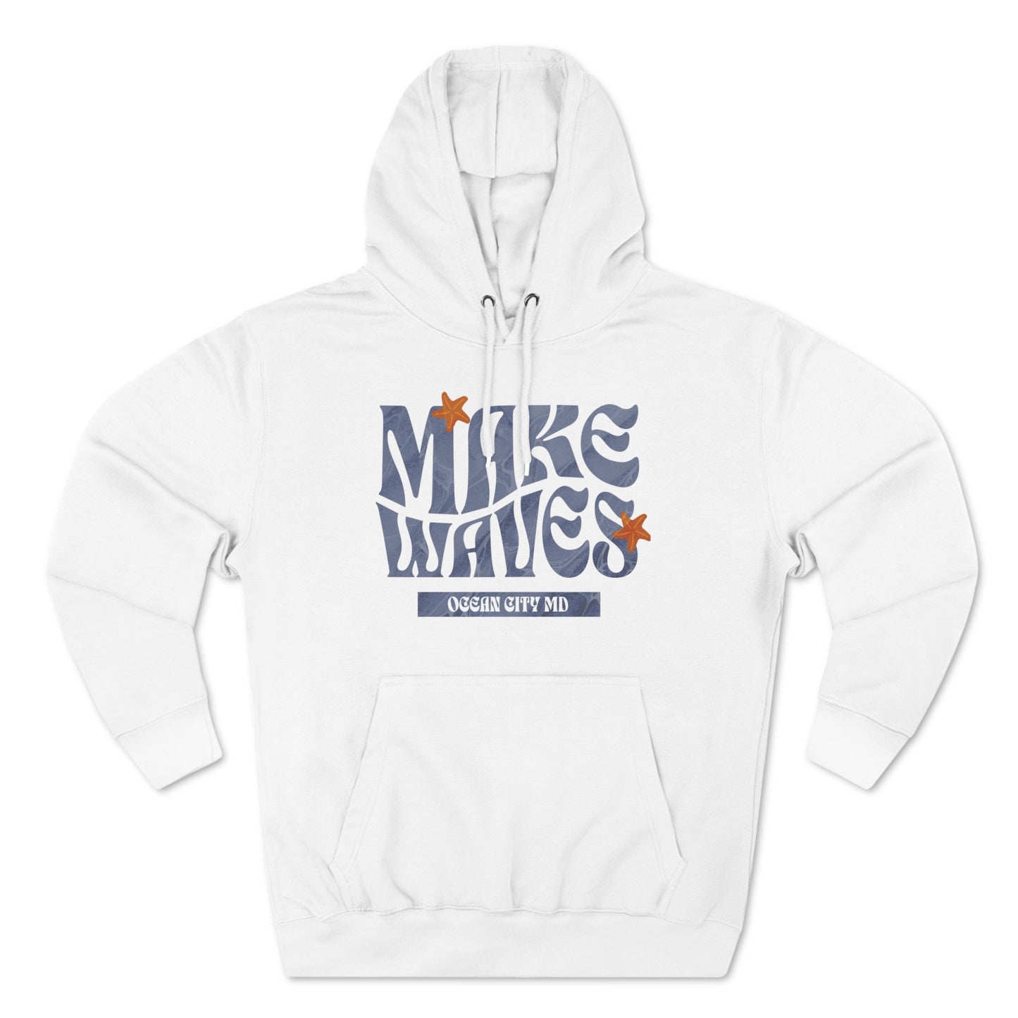 Make Waves | Unisex Premium Pullover Hoodie | Ocean city Maryland