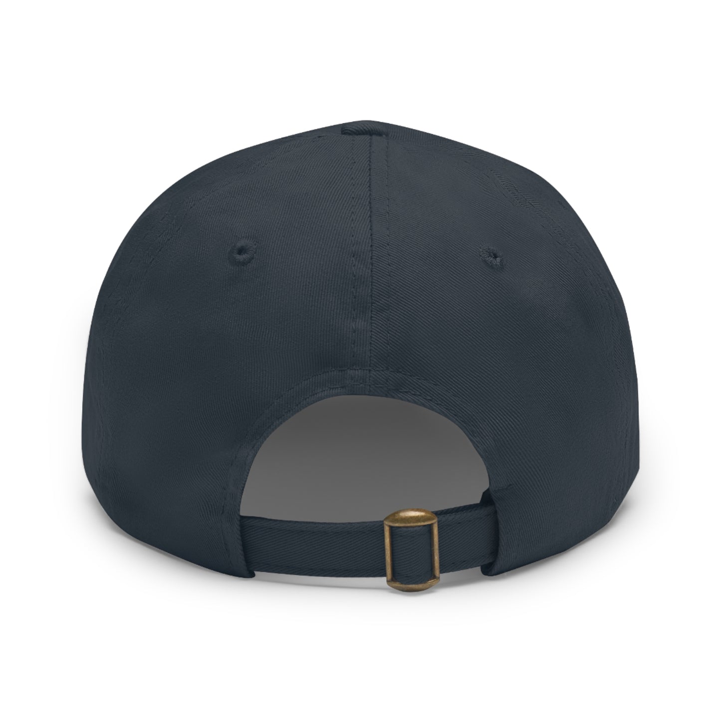 White Marlin Cap with Leather Patch