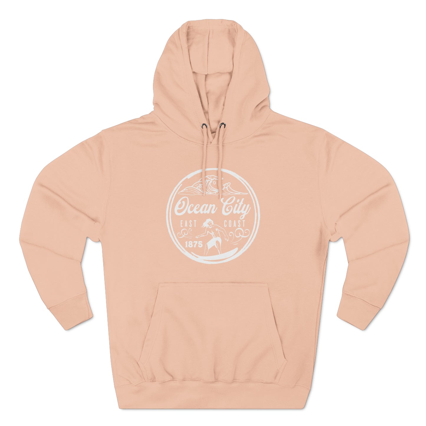 OC Surfing | Unisex Premium Pullover Hoodie | East Coast