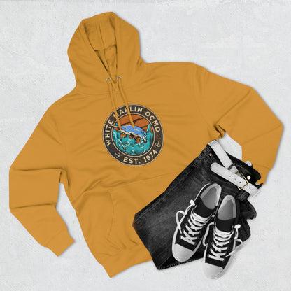 White Marlin Unisex Premium Pullover Hoodie