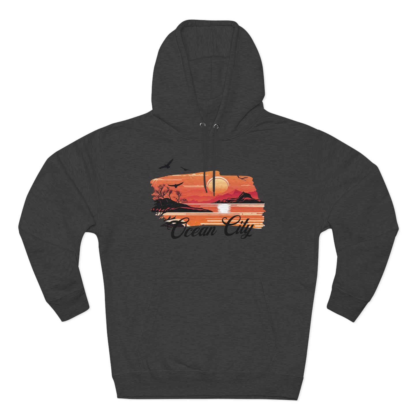 Vacation Sunset | Unisex Premium Pullover Hoodie | Ocean city Maryland