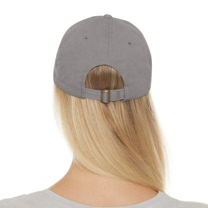 White Marlin Cap with Leather Patch