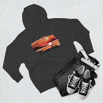 Vacation Sunset | Unisex Premium Pullover Hoodie | Ocean city Maryland